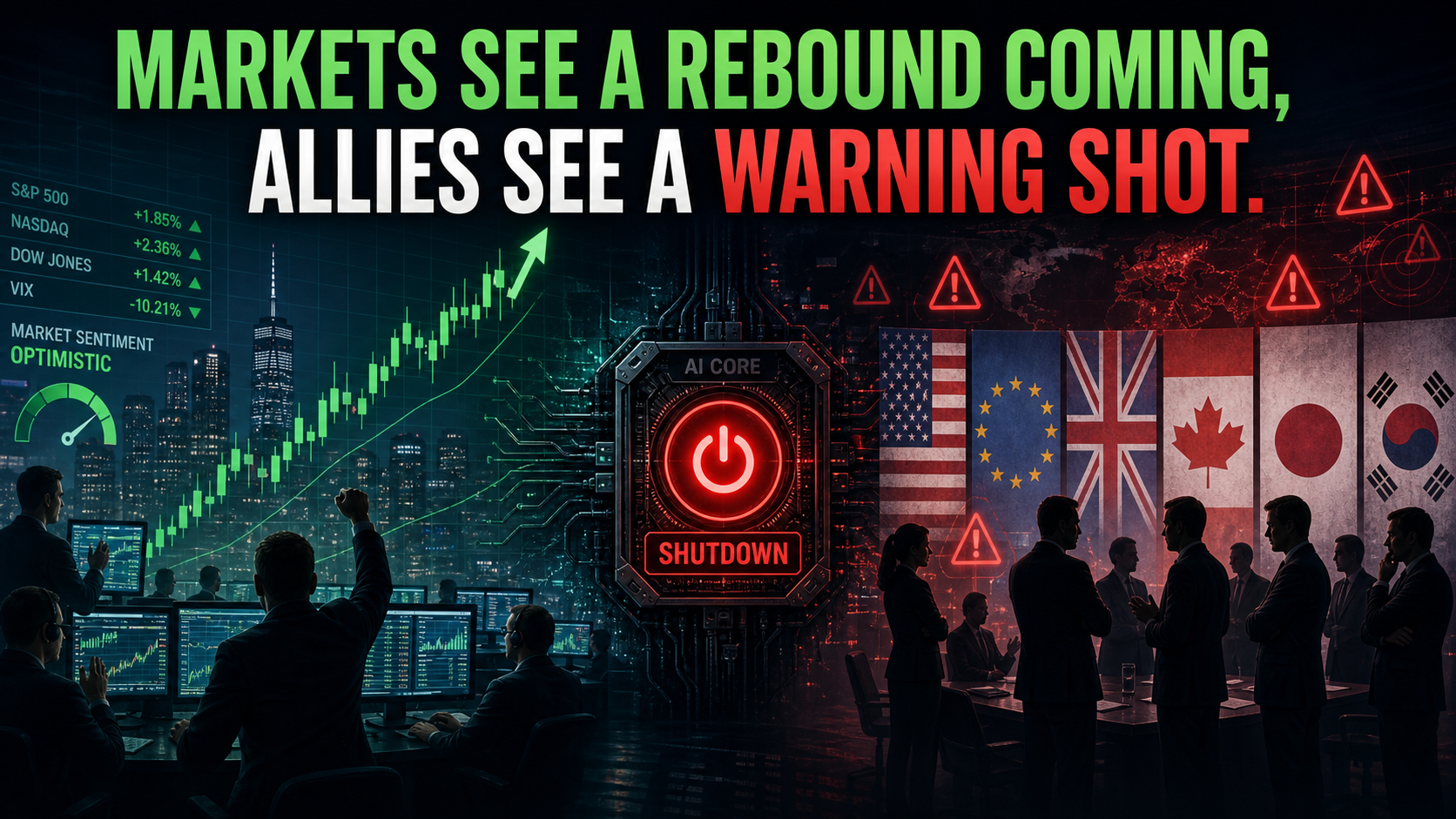 Markets See a Rebound Coming, Allies See a Warning Shot