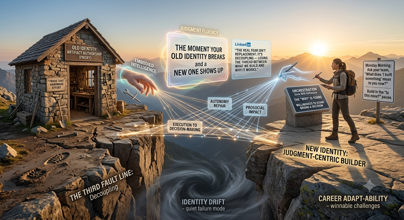 Building vs. Buying: The Moment Your Old Identity Breaks and a New One Shows Up